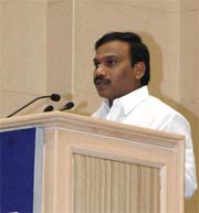 A Raja, union telecom minister